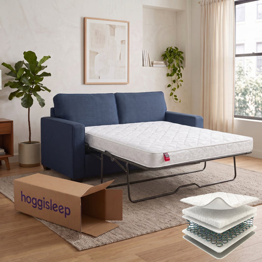 The Magnolia — 6" Innerspring + Premium Hi-Loft Fiber Sleeper Sofa Mattress