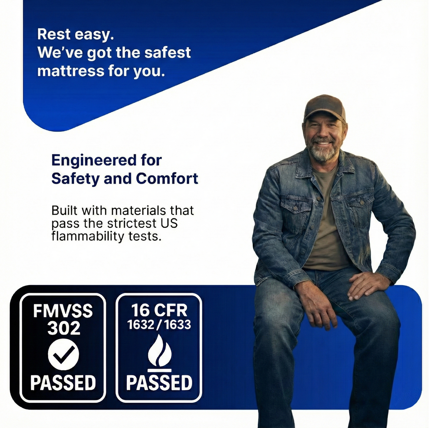 The Odyssey — 7" Innerspring + AquaSoft Memory Foam Semi Truck Mattress
